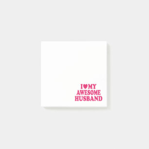 Post-it® J'Aime Mon Étonnant Mari