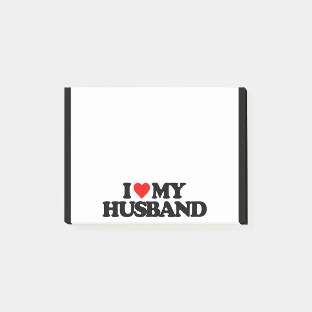 POST-IT® J'AIME MON MARI (Devant)