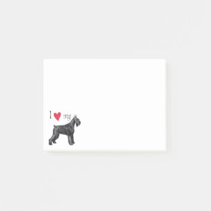 Post-it® J'aime mon Schnauzer géant
