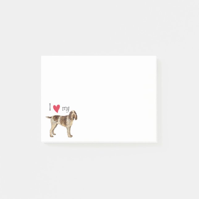 Post-it® J'aime mon Spinone Italiano (Devant)