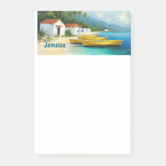 Post-it® Jamaica tiny homes and skiffs