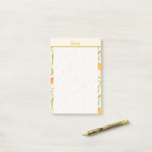 Post-it® Jardin à tulipe moderne personnalisé Jaune rose do