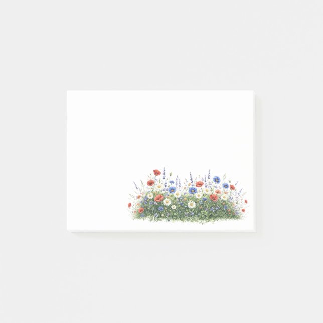 Post-it® jardin botanique de fleurs sauvages (Devant)