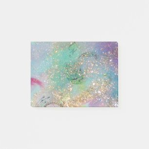 POST-IT® JARDIN DES OMBRES PERDUES PARKLES D'OR BLEU