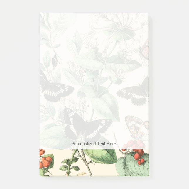 Post-it® Jardin des papillons et des fleurs (Devant)