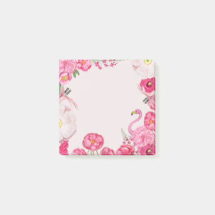 Post-it® Jardin flamand rose exotique