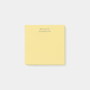 Post-it® Jasmine & Gris Ardoise Minimaliste Moderne Simple