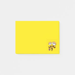 Post-it® Jaune jaune pleurant de FaceFancy de bébé