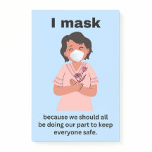 Je masque parce que nous devrions tous...