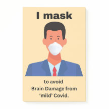 Je masque pour éviter les lésions cérébrales