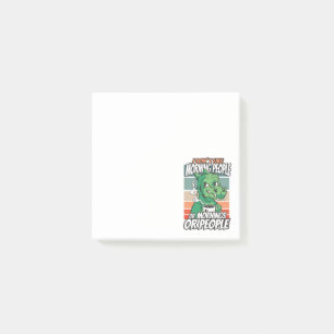 Post-it® Je n'aime pas les gens du matin ou les matins ou l