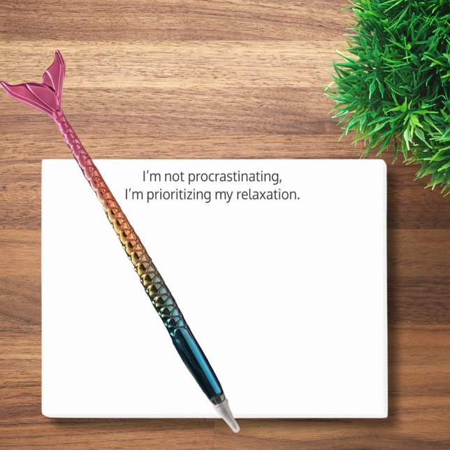 Post-it® Je ne fais pas de procrastination, Drôle, Sale, Pe (Créateur téléchargé)