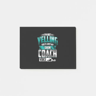 Post-it® Je Ne Joue Pas Swim Coach Voix Amusante Natation