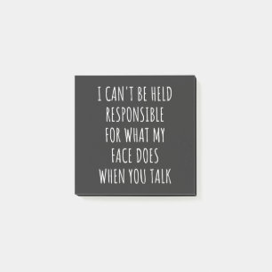 Post-it® je ne peux pas être tenu pour responsable de ce qu