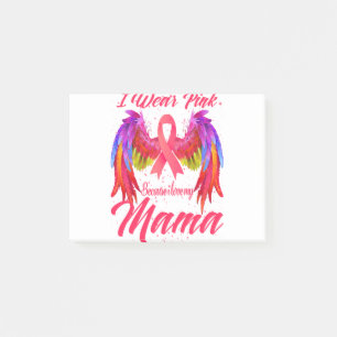 Post-it® Je porte du rose parce que j'aime les ailes de mam