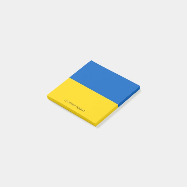 Post-it® Je soutiens l'Ukraine Nouvelle (Incliné)