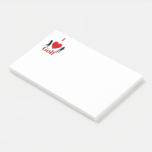 Post-it® Je suis amoureux du sport de golf