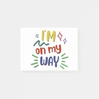 Post-it® Je Suis En Chemin