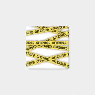 Post-it® Je suis offensé que la police ne croise pas