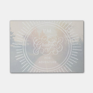 Post-it® Je suis reconnaissant pour l'aventure