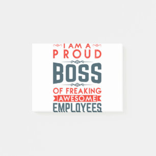 Post-it® Je Suis Un Fier Patron De Freiner Des Employés G