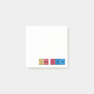 Post-it® Je suis une table périodique mignonne
