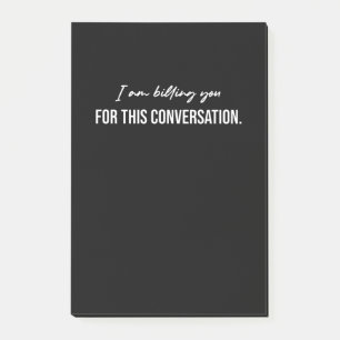 Post-it® Je Te Facture Pour Cette Conversation