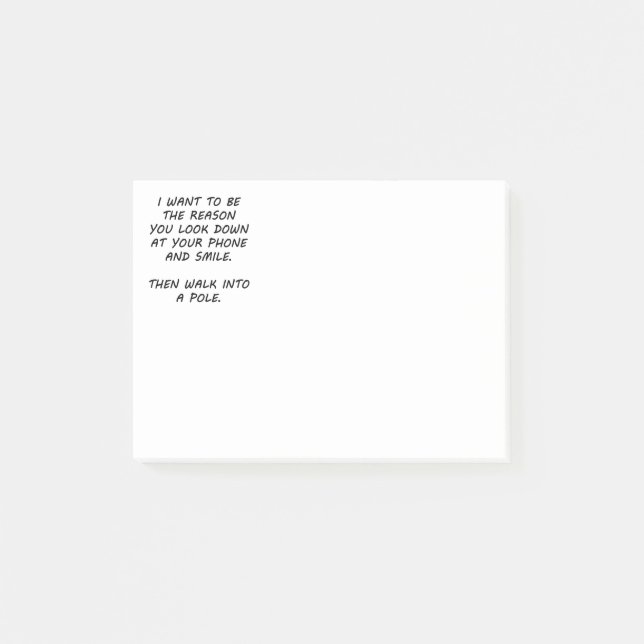Post-it® Je Veux Être La Raison (Devant)