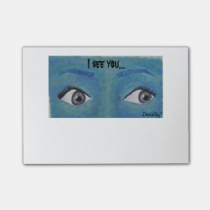 Post-it® "Je vois que vous" OBSERVE le bloc - notes de