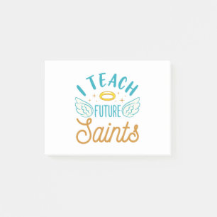 Post-it® J'enseigne les futurs saints École catholique ense