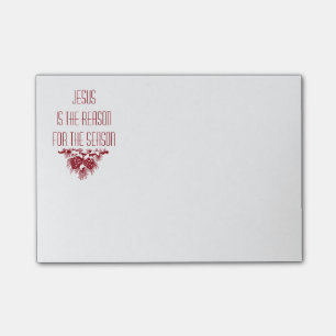 Post-it® JÉSUS EST LA RAISON de la citation de Noël de