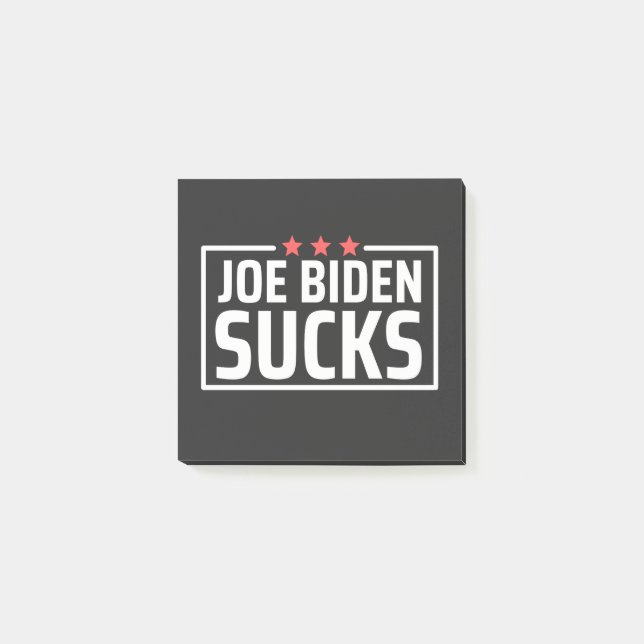 Post-it® joe Biden Sucks (Devant)