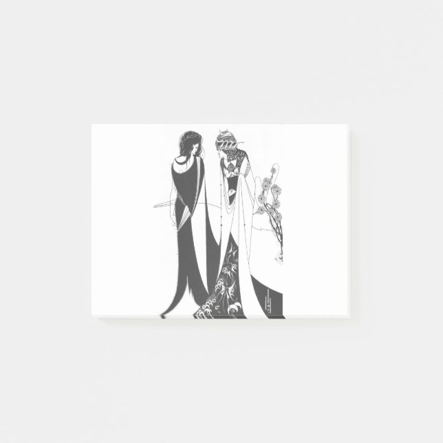 Post-it® John et Salome, par Aubrey Beardsley. HD (Devant)
