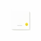 Joli Cartoon Jaune Joyeux Sourire Visage Personnal