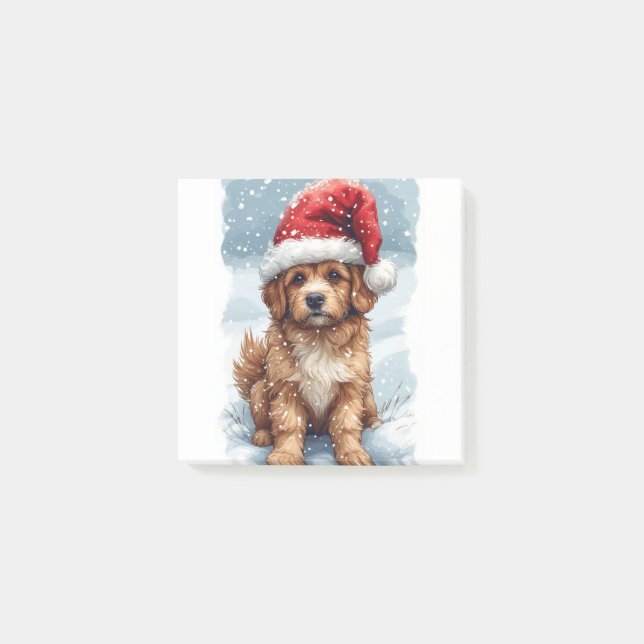 Post-it® Joli chiot de Noël  (Devant)