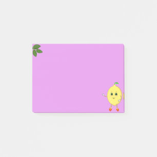 Post-it® Joli citron sur violet