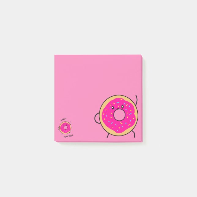 Post-it® Joli Donut Novelty Rose (Devant)