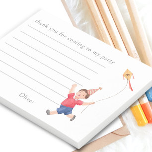 Post-it® Joli garçon pour fête d'anniversaire Remerciements