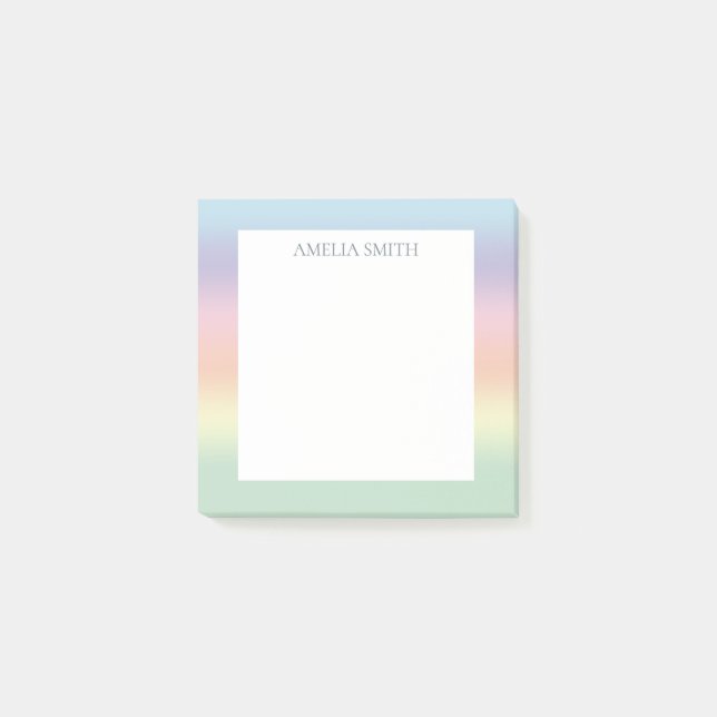 Post-it® Joli mélange Pastel (Devant)