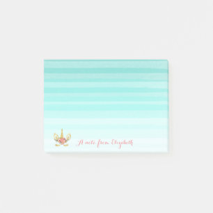 Post-it® Joli Mignon Visage Licorne Féminin