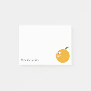 Post-it® Joli Orange Avec Lunettes De Soleil Fruit Enfants 