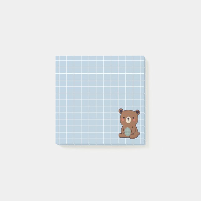 Post-it® Joli Ours Brown Teddy (Devant)