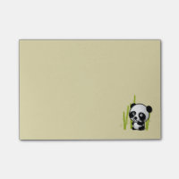 Joli ours de panda noir et blanc dans une bosquet