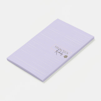 Post-it® Joli papier simple moderne personnalisé lavande