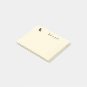 Post-it® Joli petit âne gris crème