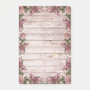 Post-it® Joli Rustique Roses Magenta
