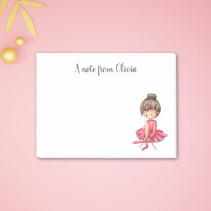 Post-it® Jolie danseuse de ballet rose