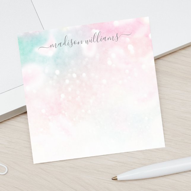 Post-it® Jolie Parties scintillant rose Fille Glamour (Créateur téléchargé)
