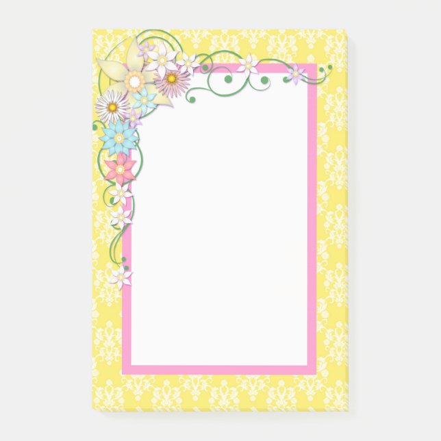 Post-it® Jolies Fleurs de Printemps (Devant)