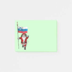 Post-it® Jolly Père Noël visite Slovénie